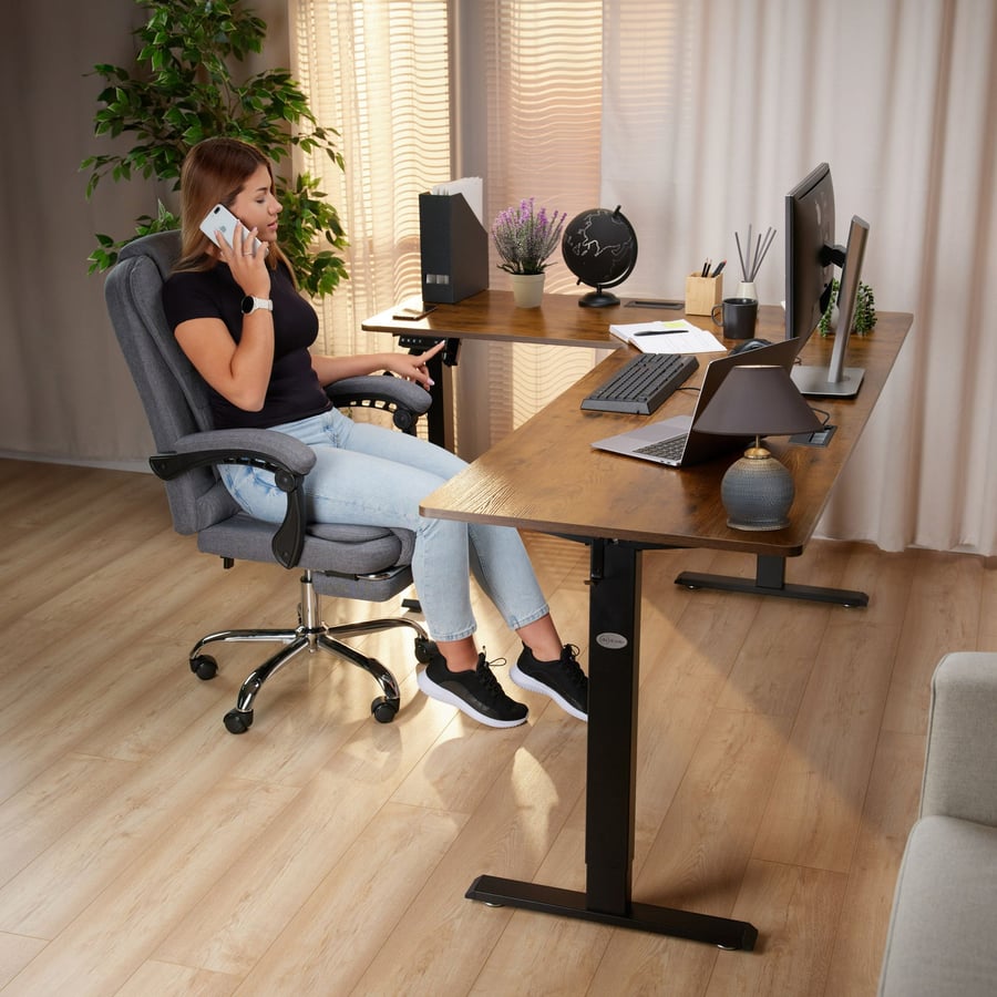 Biurko narożne regulowane (ZW-S - 5