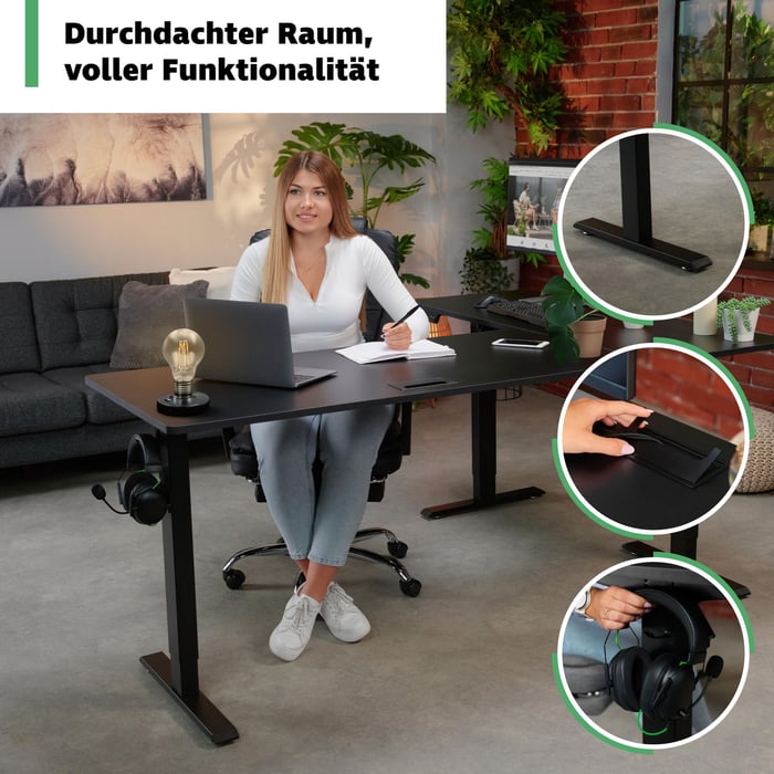 Gut durchdachter Arbeitsbereich 