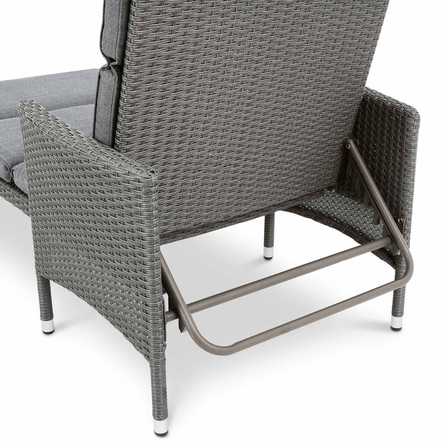 Leżak ogrodowy rattanowy BRESO - 9