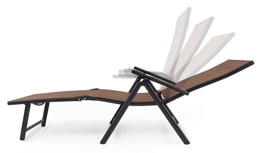 Liegestuhl Bolzano - Grau - 2