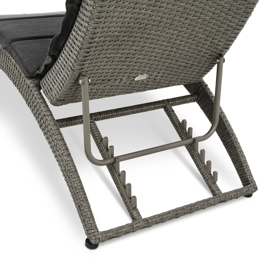 Gartenliege CIAMPINO - schwarz/ - 7