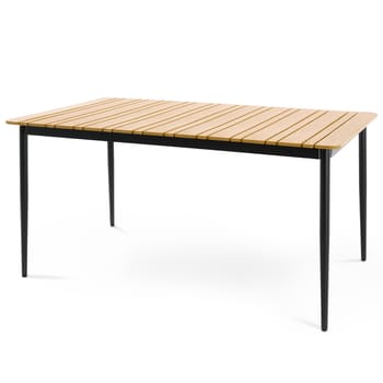 Olot Gartentisch 140x90 Cm – Wetterfest & Mit Sonnenschirm-Loch