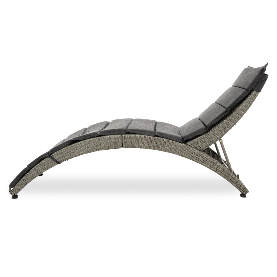 Gartenliege CIAMPINO - schwarz/ - 6