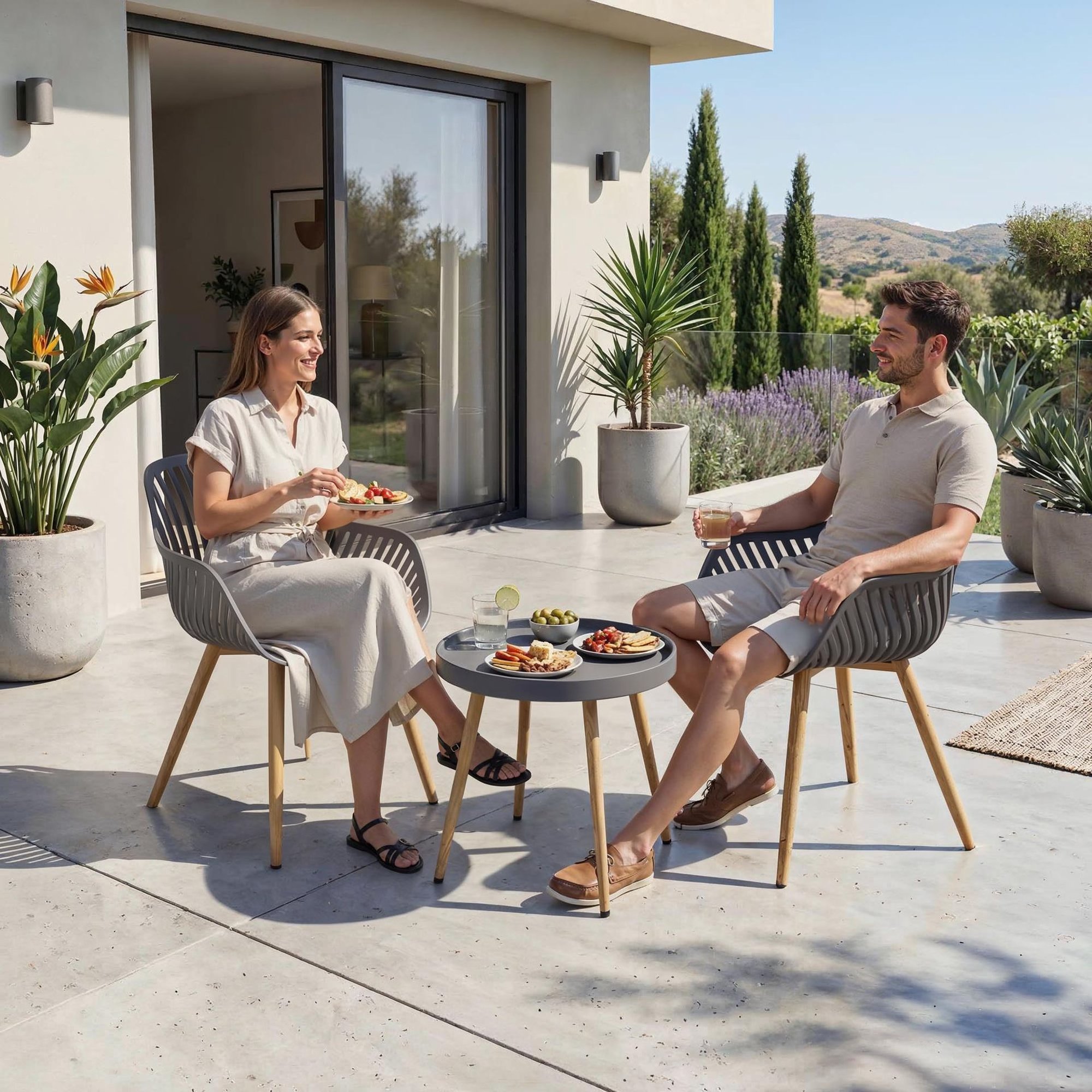 Gartenmöbel-Set Piena – Natürliches Design für Ihren Garten