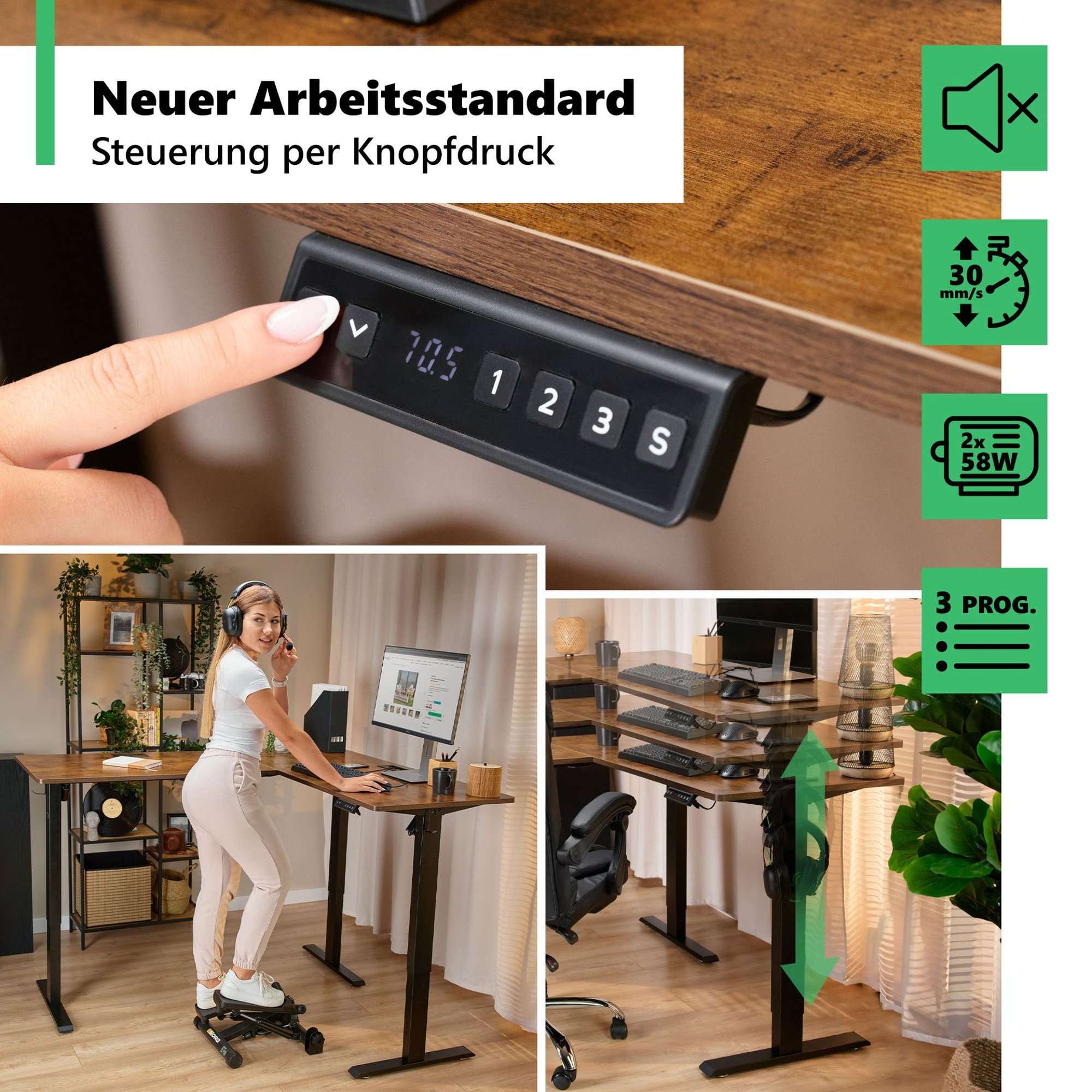 Bedienfeld und zwei Motoren – Komfort zum Greifen nah