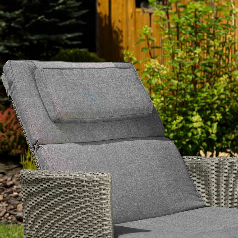 Leżak ogrodowy rattanowy BRESO - 4