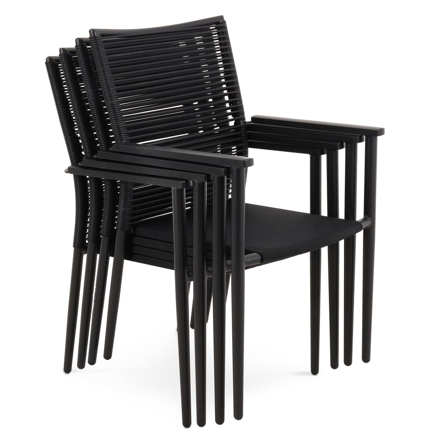 Zestaw 4 krzeseł ogrodowych DV- - 9