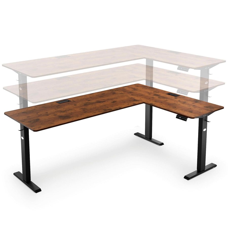 Biurko narożne regulowane (ZW-S - 1