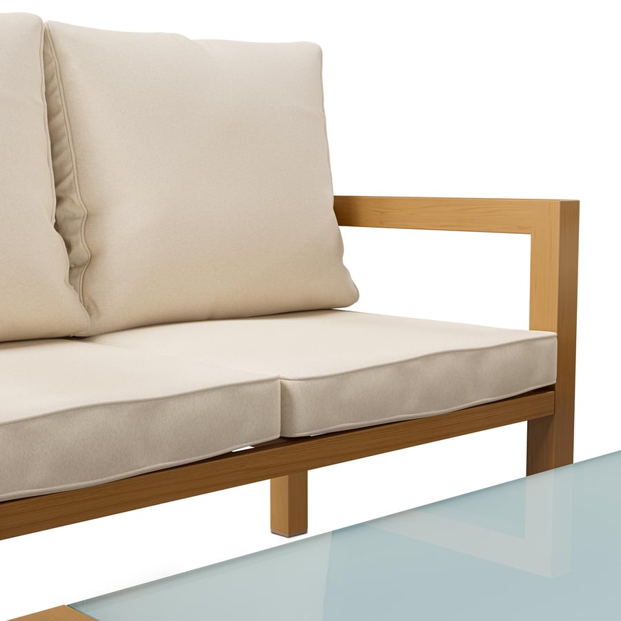 Gartenmöbel Set Brescia holz/cr - 4