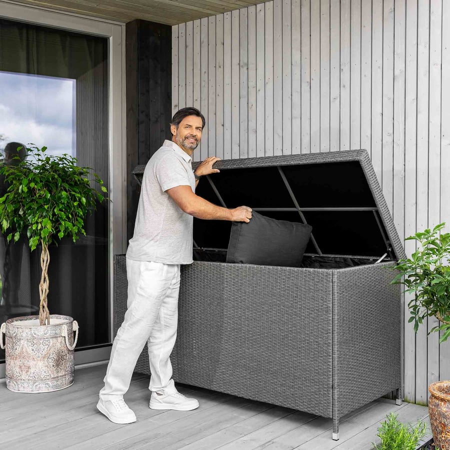 Skrzynia ogrodowa rattanowa 178 - 4