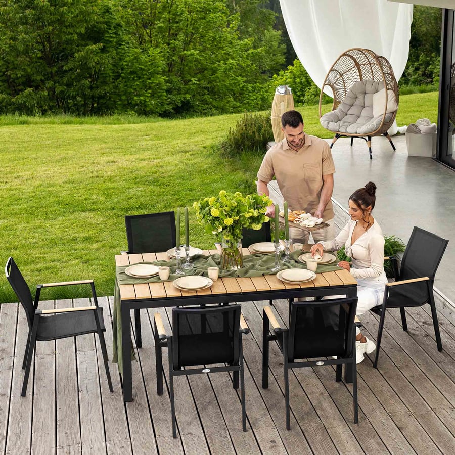 Zestaw mebli Miranno 6+1 - 160/ - 2