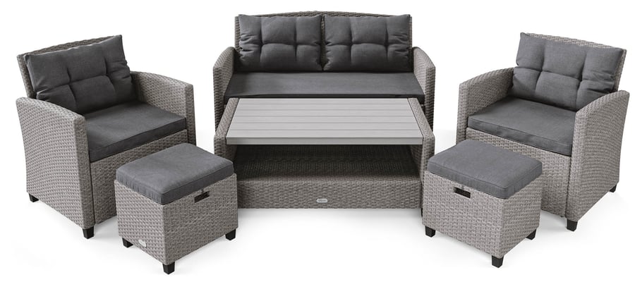 Gartenmöbelset FIRENZE Beige/He - 9