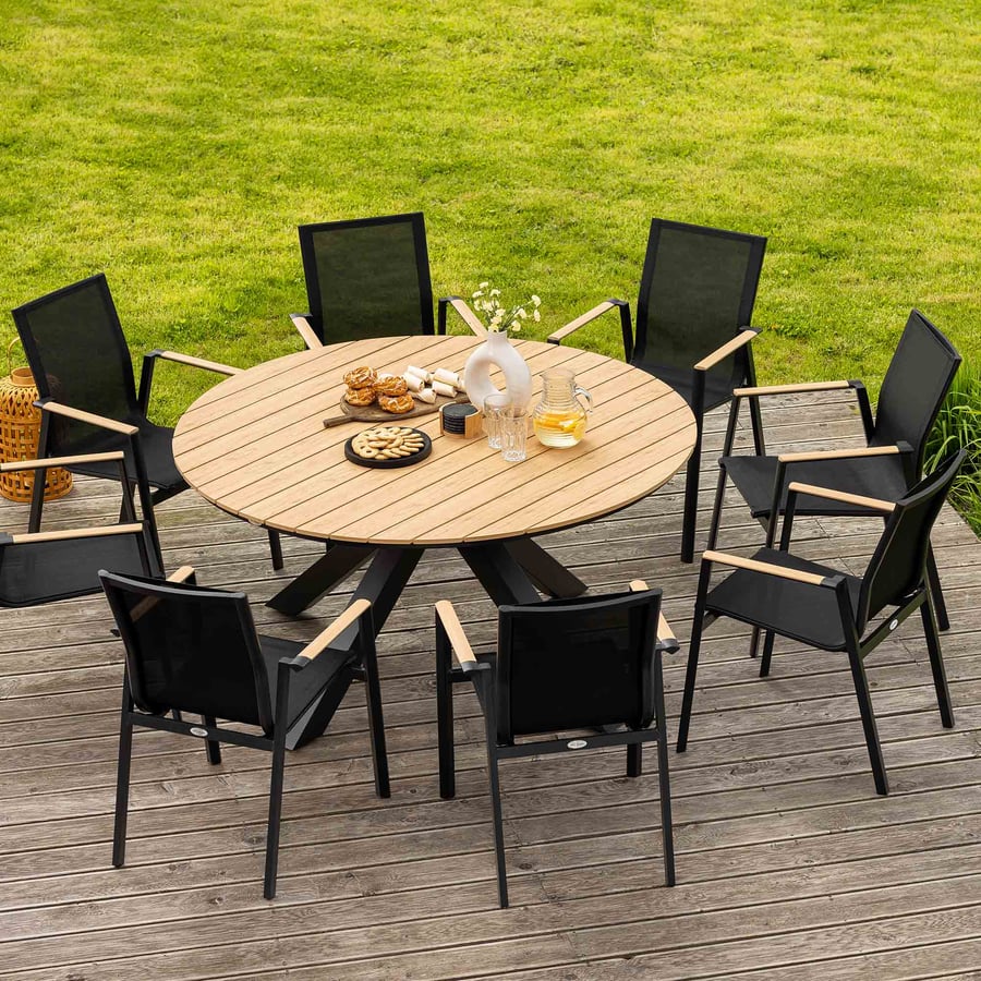 Zestaw mebli Ozzano 8+1 - round - 4