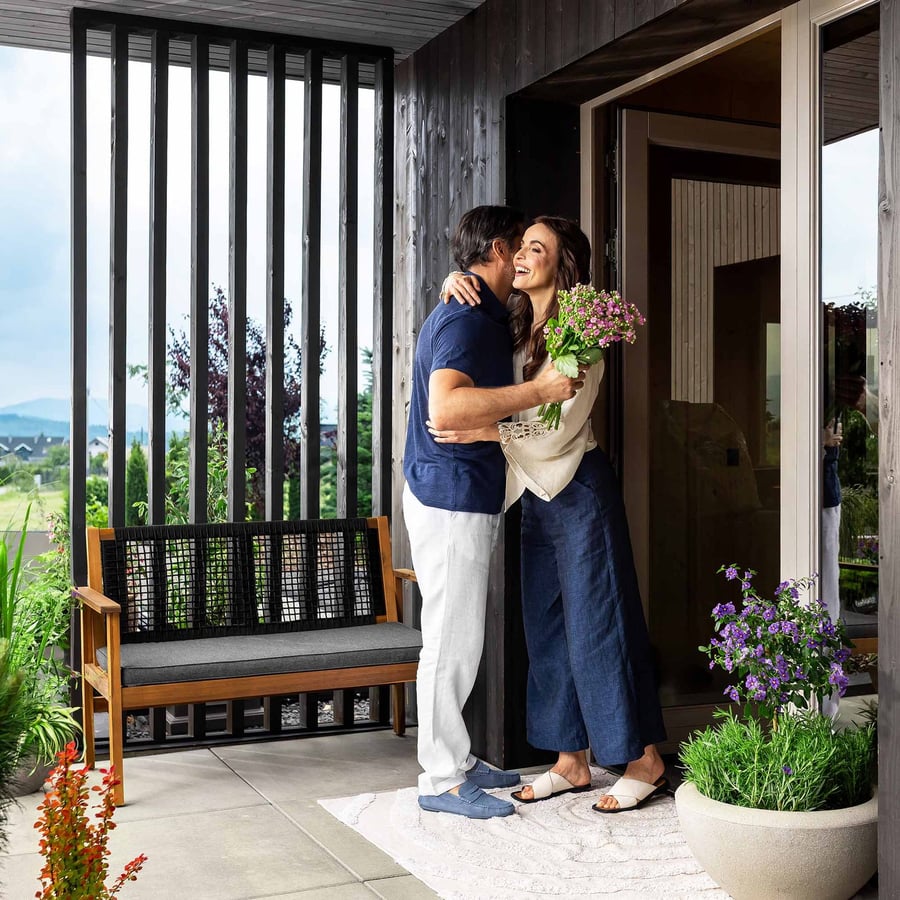 Ławka ogrodowa 120cm TERACINA D - 4