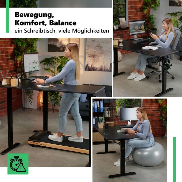 Geräumige Arbeitsplatte mit funktionalen Details
