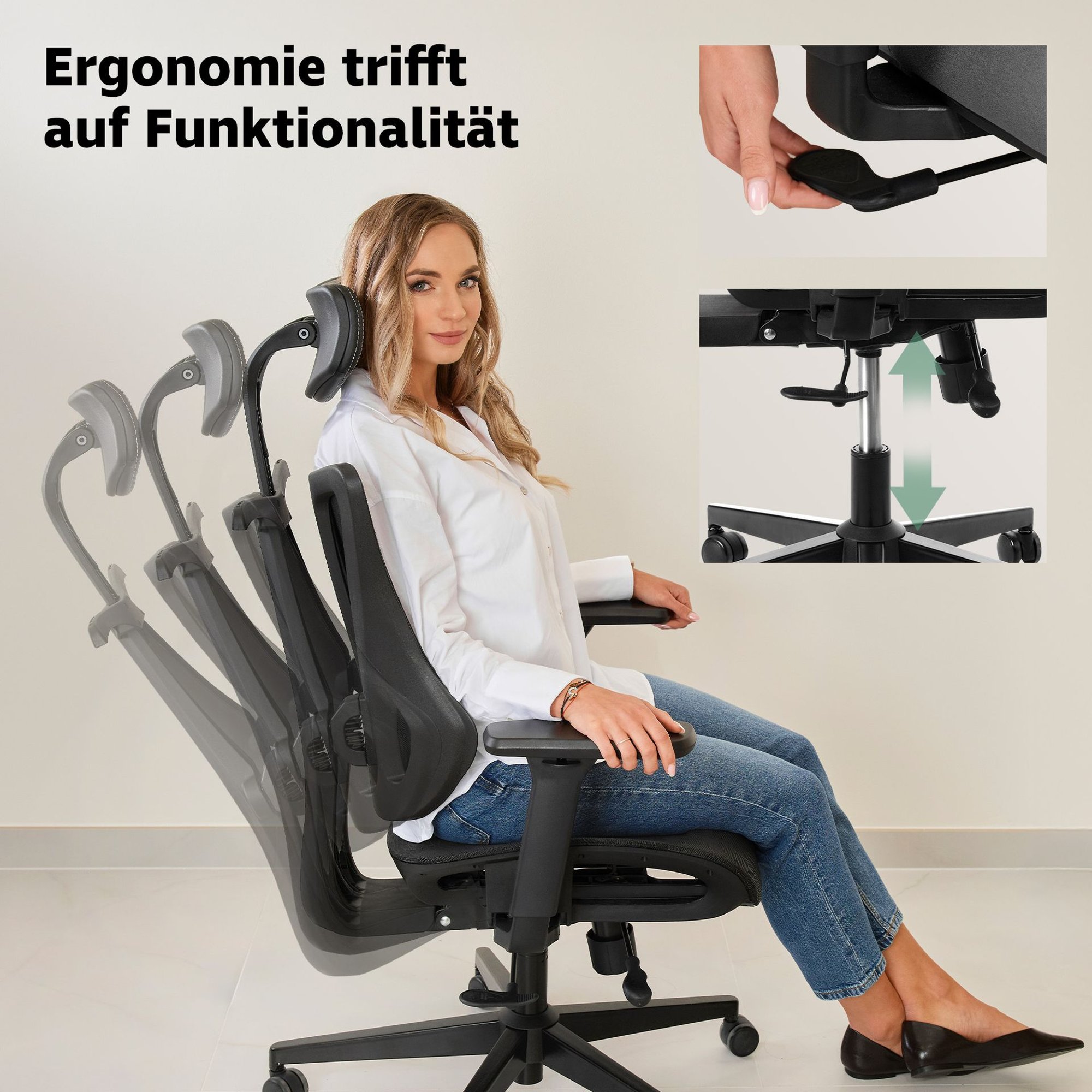 Höhen- und Neigungseinstellung