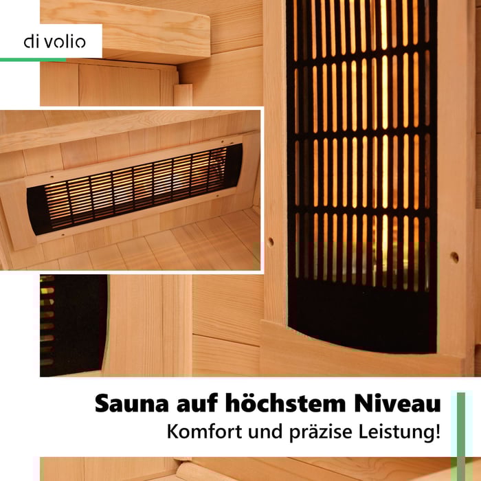 Solide gefertigt — sicherer Saunabesuch