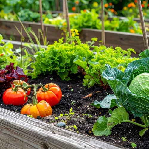 Gemüseanbau im Selbstversorger Garten