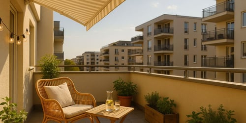 Cleverer Sonnenschutz für den Balkon: 6 Ideen, die Sie kennen sollten