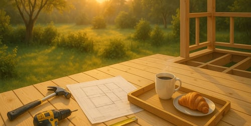 Wie kann man eine Veranda bauen? Anleitung & Einrichtungsideen