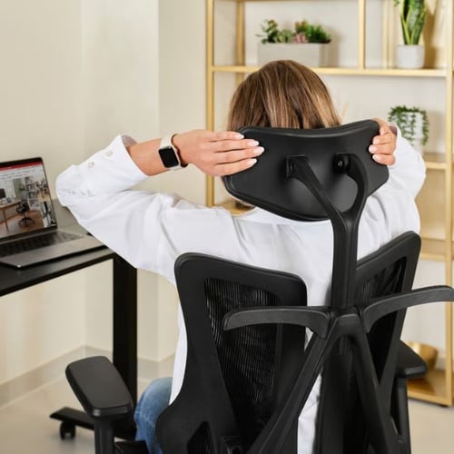 Ergonomischer Bürostuhl mit verstellbarer Kopfstütze von di volio