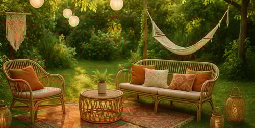 Boho Garten einrichten – Möbel & Deko mit Boho Stil