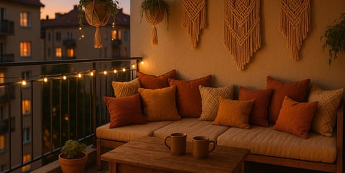 Boho Balkon gestalten: Tipps und Hinweise