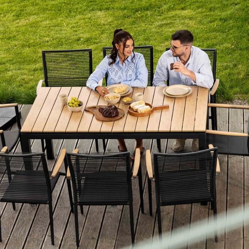 Gartentisch ausziehbar wetterfest Test: Modell Drena von di volio