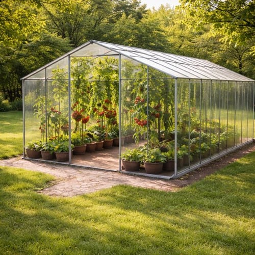 Gewächshaus für den Selbstversorger Garten