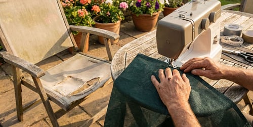 Gartenstuhl-Bespannung erneuern: Tipps für schnelles Reparieren