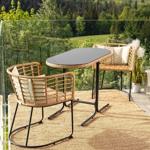 Kleine Terrasse gestalten mit di volio Balkonset