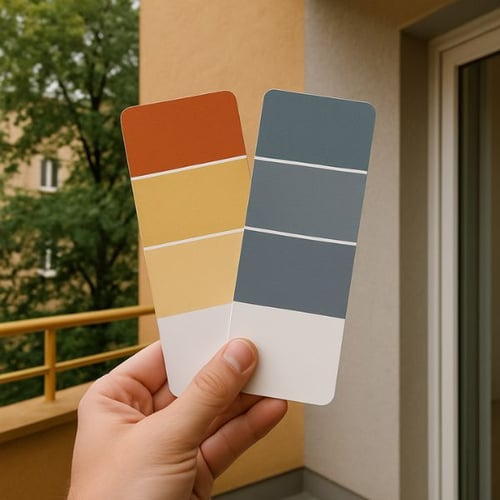 Farbauswahl für den Anstrich am Balkon