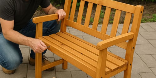 Gartenbank selber bauen: Ihre DIY-Anleitung für eine Holzbank im Garten