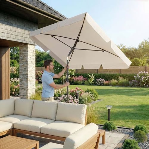 Sonnenschirm Balkon im Test: Sonnenschirm ANKONA von di volio