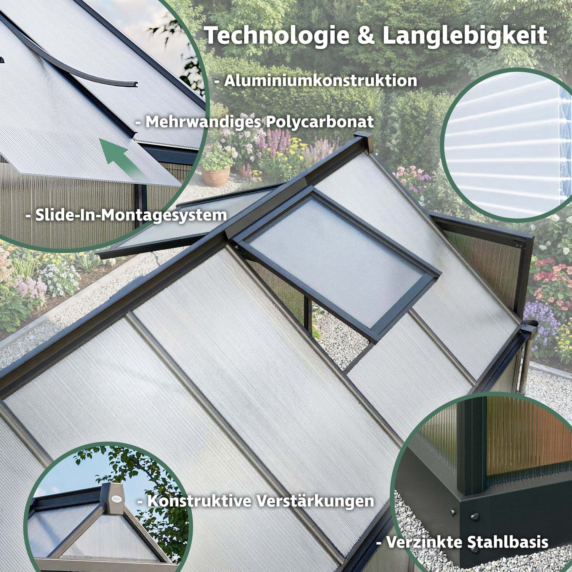 Langlebige Konstruktion und robuste Materialien