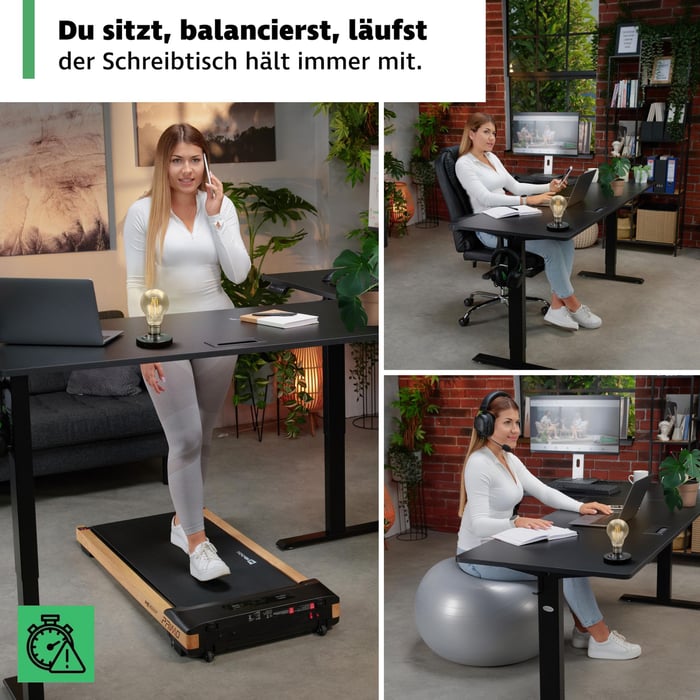 Höhenverstellung der Tischplatte