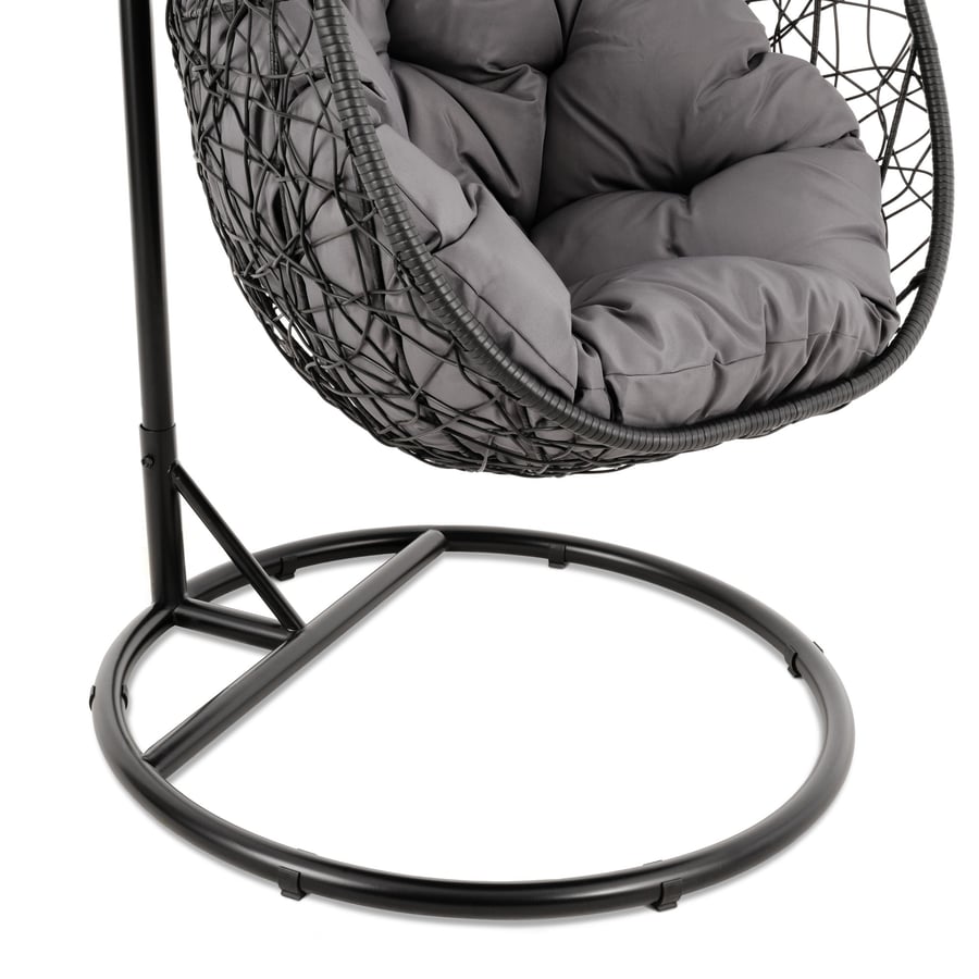Hängesessel BACOLI Schwarz/Grau - 8