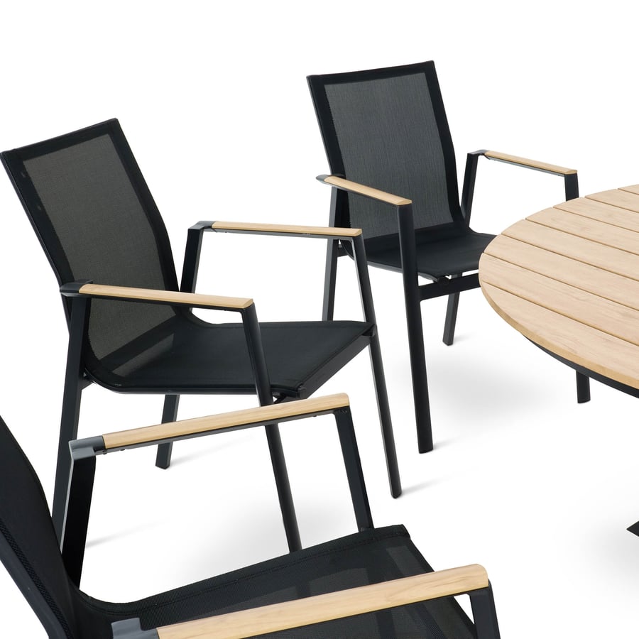 Zestaw mebli Ozzano 8+1 - round - 8