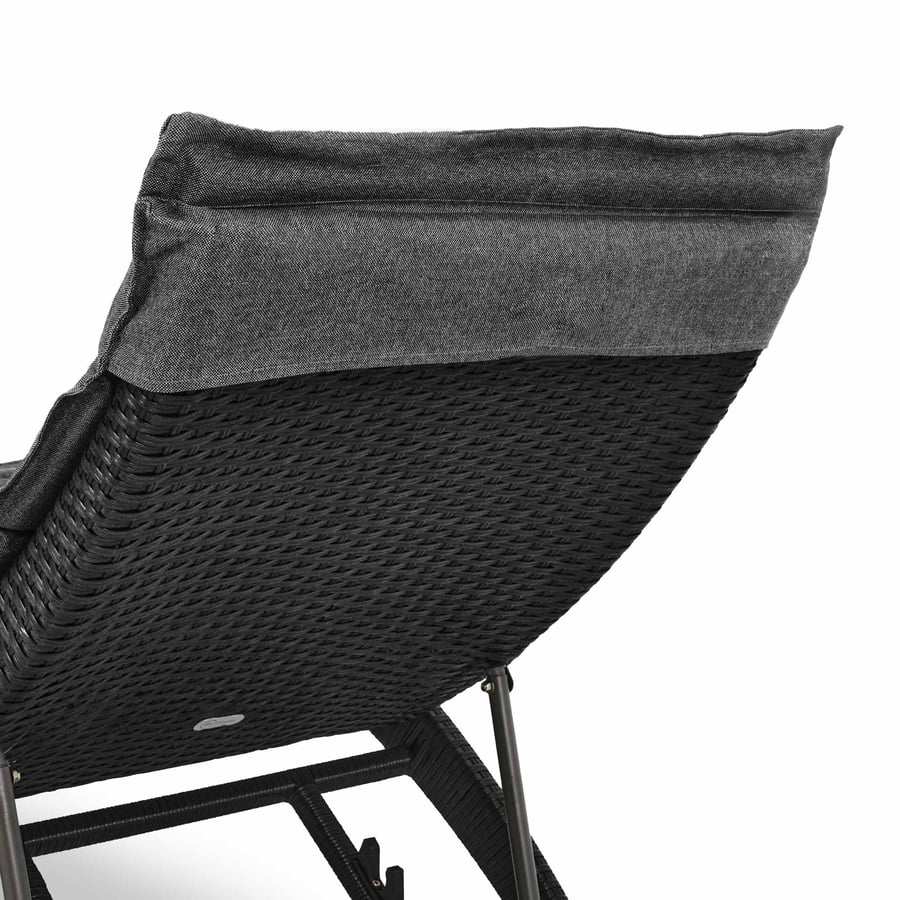 Gartenliege CIAMPINO - schwarz/ - 8