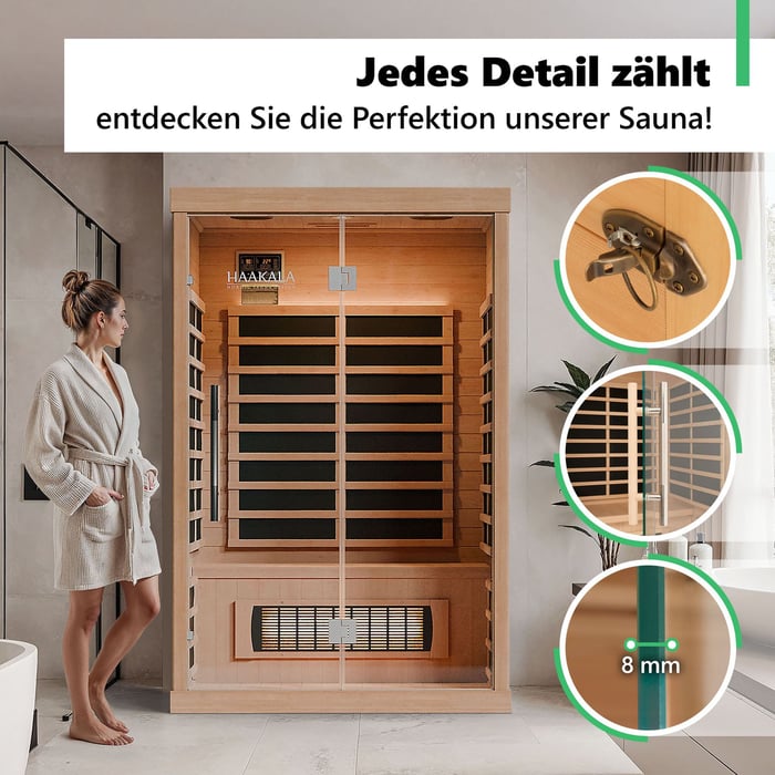 Vorteile der Infrarotsauna – gesundheitsfördernd, ästhetisch und praktisch