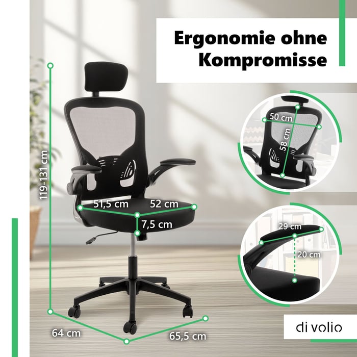 Durchdachte Abmessungen für Ihren Sitzkomfort!