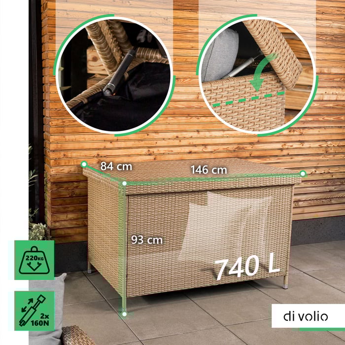 Robuste und geräumige Gartenbox