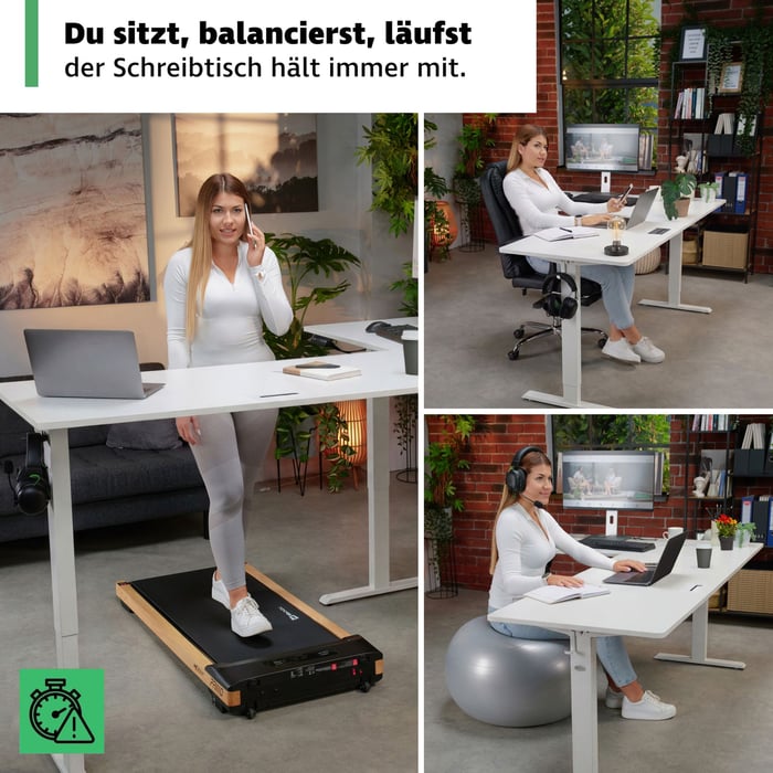 Durchdacht gestalteter Arbeitsbereich