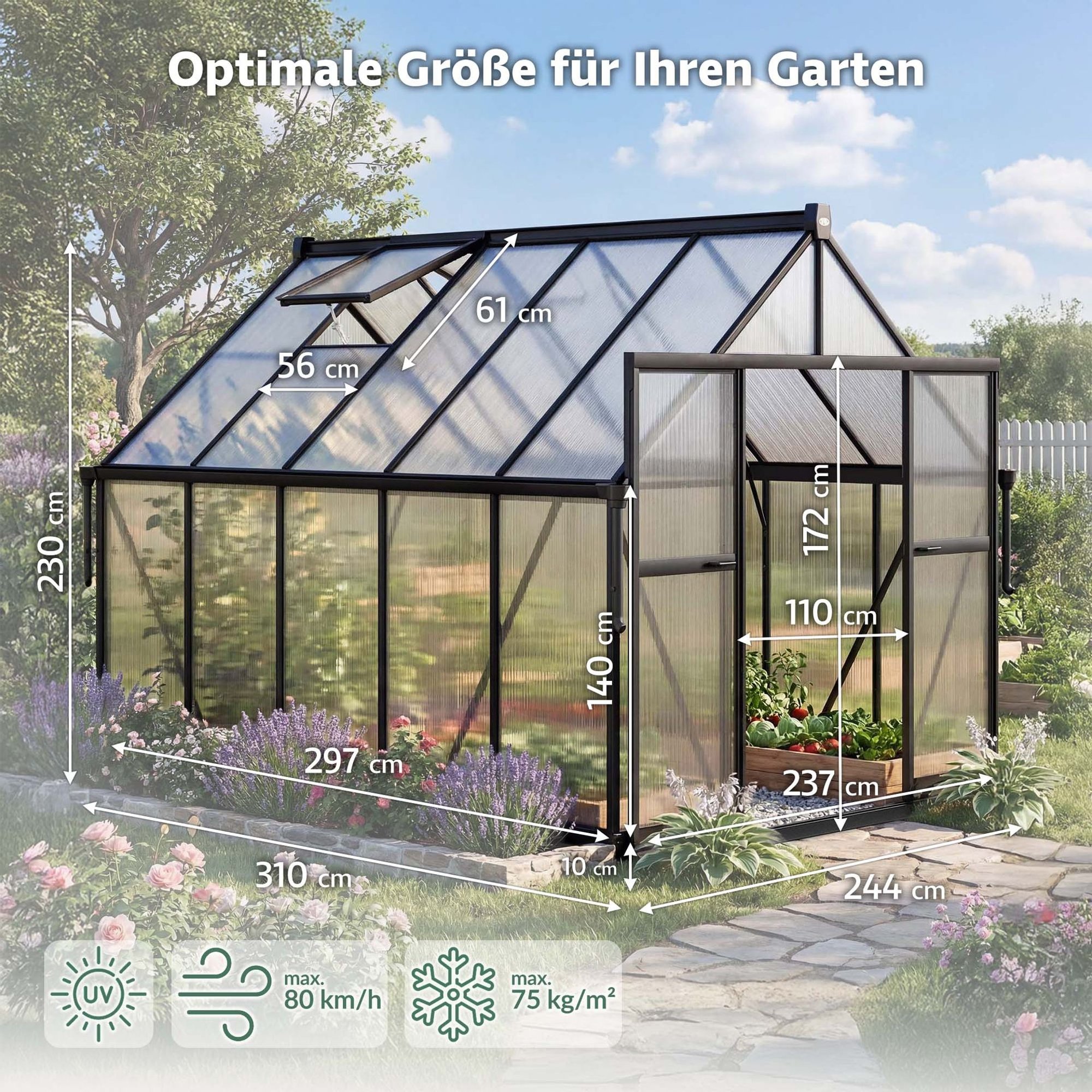 Raum für den täglichen Anbau