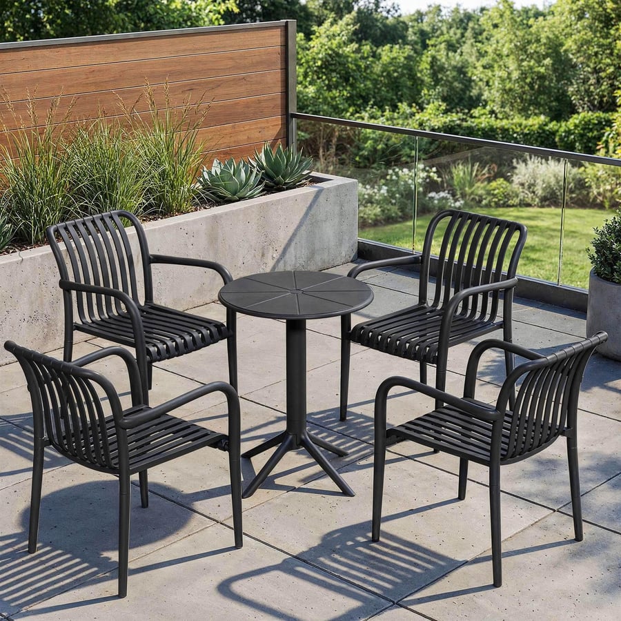 Stół ogrodowy okrągły 60cm DEGO - 3