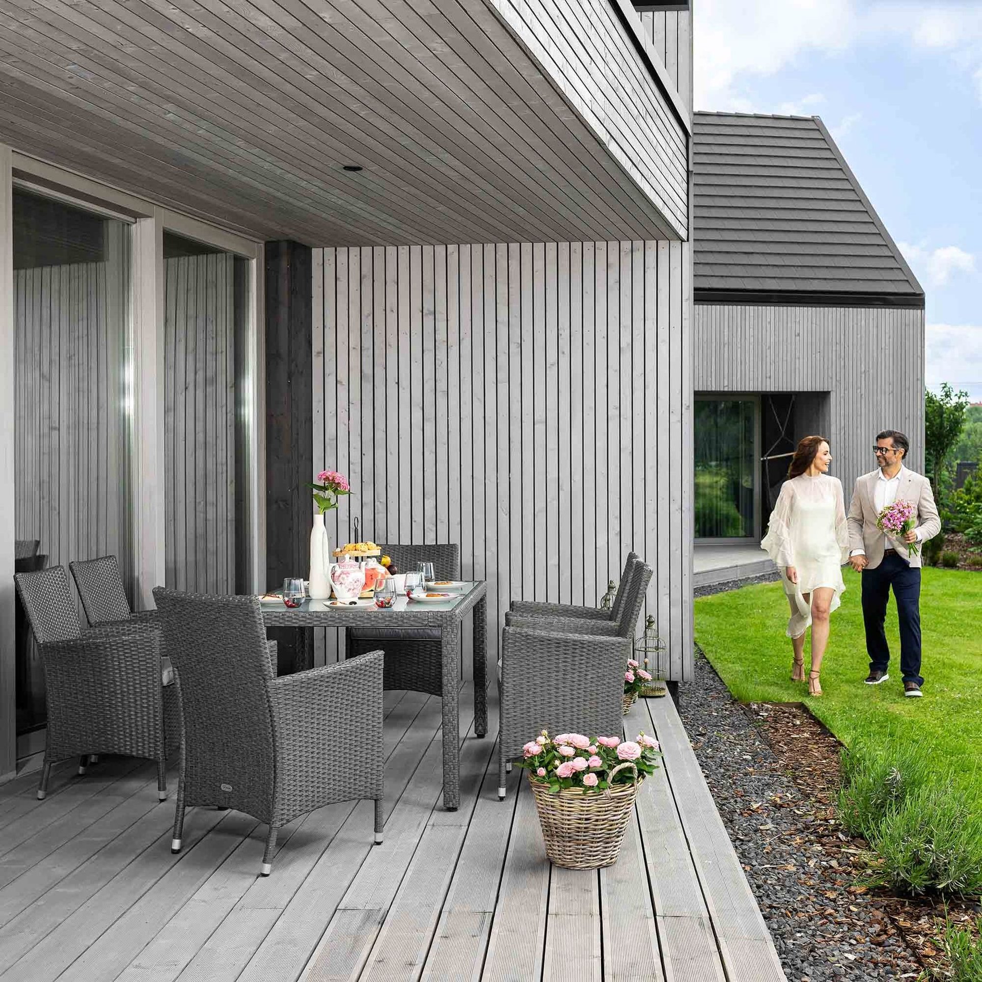 Langlebiges Polyrattan