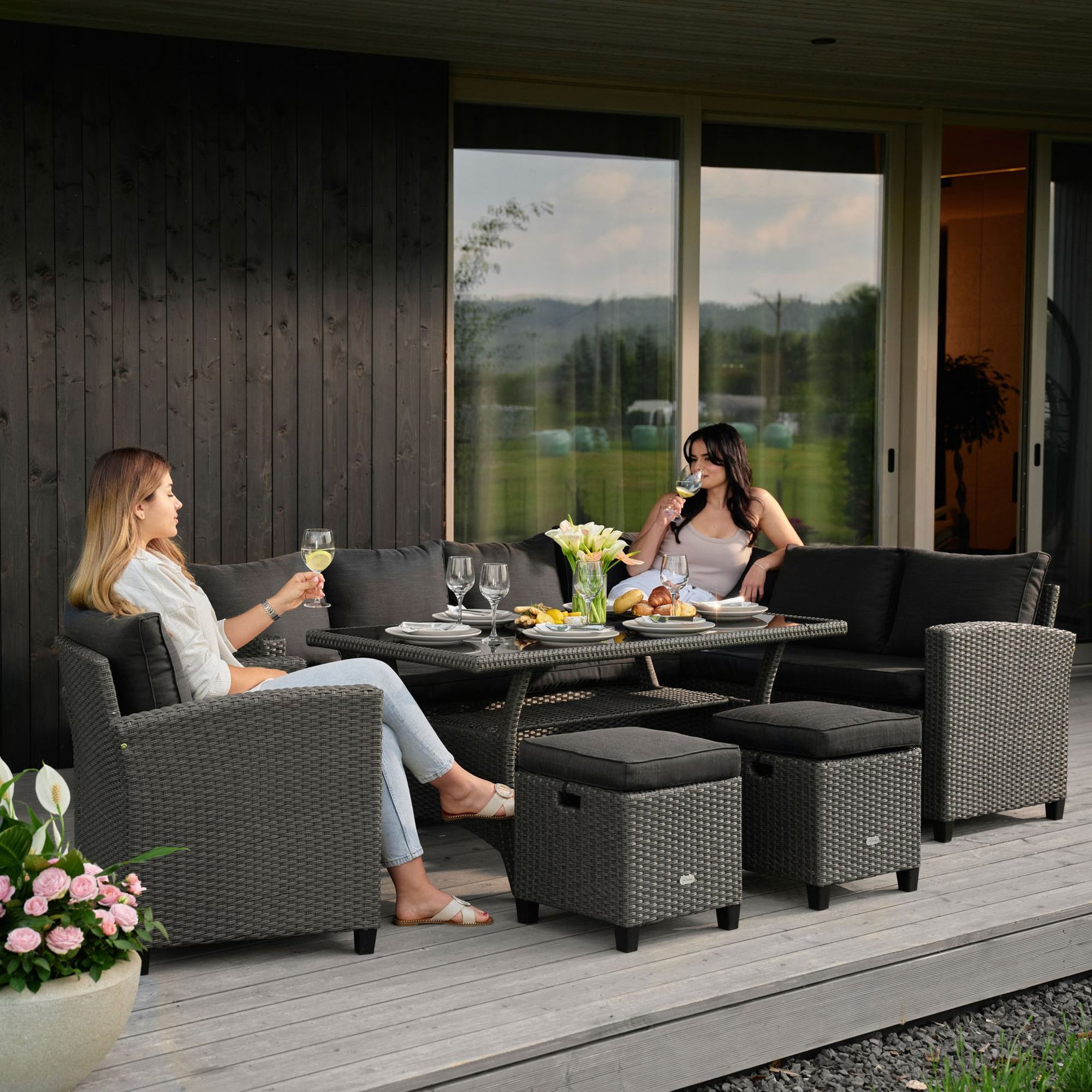 Langlebiges Polyrattan