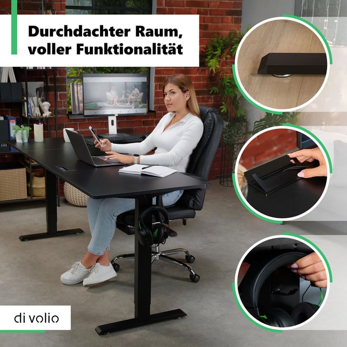 Gut durchdachter Arbeitsbereich