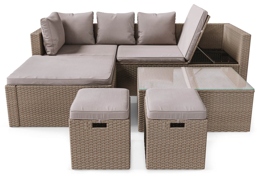 Gartenmöbelset Bologna schwarz/ - 3