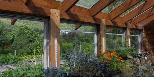 Wintergarten - Einrichtung und Konstruktion